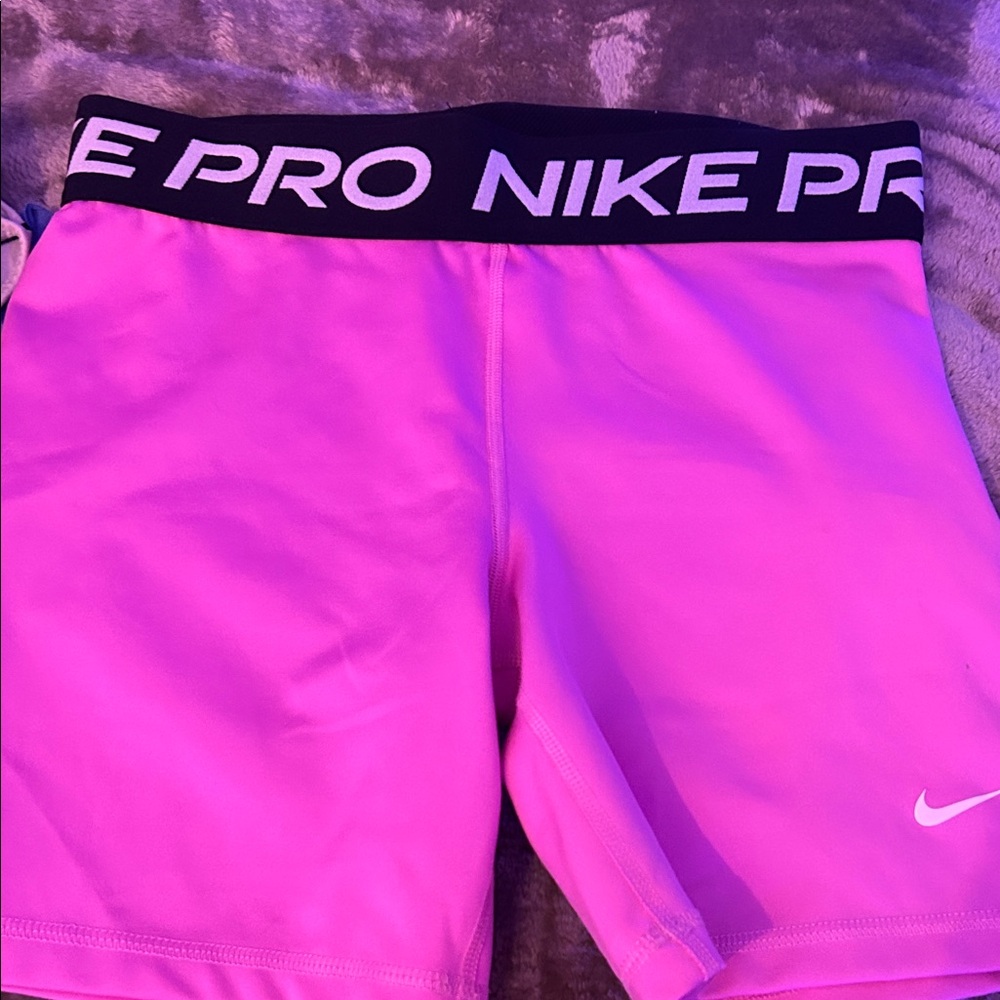 Nike Women's Vibrant Pink Athletic Shorts